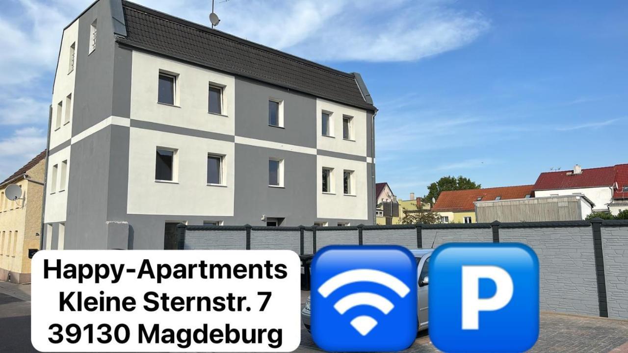 Happy -Apartments Magdeburg Bagian luar foto